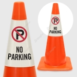 Traffic Cone Collars - No Parking Reflective Traffic Cone Sleeve